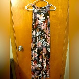 Tropical pattern Girls Maxi dress